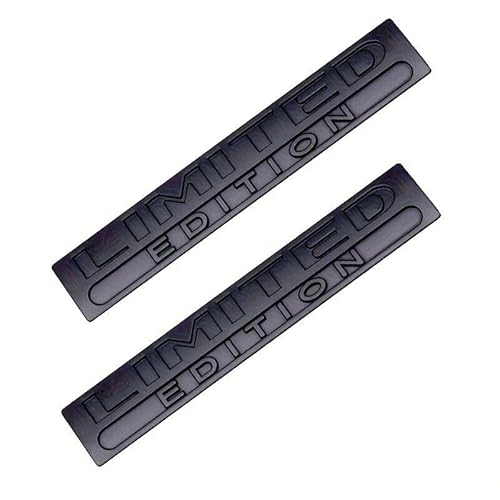 DDVOS Autocollants Émblème pour 2pcs Limited Edition Emblem Sticker, 3D Métal Autocollant Décoration Coffre Arrière de Voiture Décoration Badge Accessoires