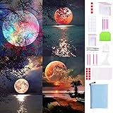 【Diamant-Bohrer】Diese Diamant-Farbe nach Zahlen ist ein Halbfertigprodukt. Wenn Sie 5D-Diamant-Gemälde machen, können Sie ein Gefühl der Leistung erleben, Stress reduzieren, Selbstvertrauen verbessern, zu emotionaler Anpassung beitragen und Geduld pflegen. Das 5D-Diamant-Malset ist auch ein perfektes Geschenk für Freunde, auch eine tolle Sache, um Stress zu lindern.