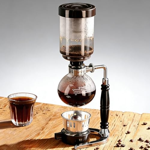 Cafetera de Sifón Manual con Quemador de Alcohol 4 tazas miniatura 3
