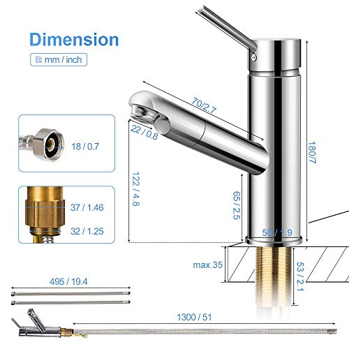 Grifo Cocinabedee Grifo Cocina Extraible 100 Agua Fria - Bazar Hiper Chino