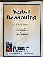 Verbal Reasoning: Introduction to MCAT Verbal Reasoning, Question Types, Passage Analysis, Verbal Reasoning Practice Passages (Paperback) 2013 B00RO6N10E Book Cover