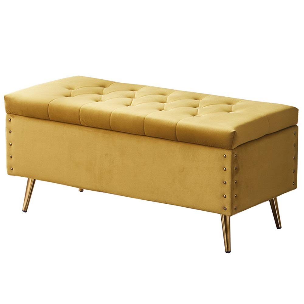 Repose-Pieds en Velours Rectangulaire : Confort Premium pour Adulte