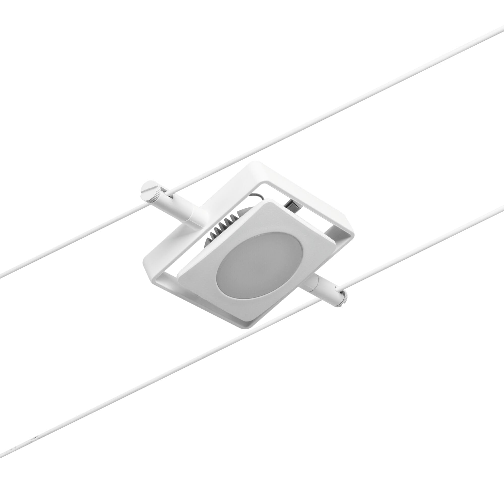 Paulmann 94422 Sistema de cables LED CorDuo set MacLED DC incl. 5x4,5 W ampliable blanco, cromo, cable metal 3000 K