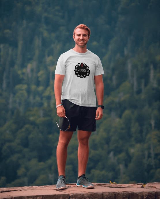 VASAL Minimalist Judo T-Shirt | No-Distraction, High-Performance Design (in, Alpha, L) Black 4