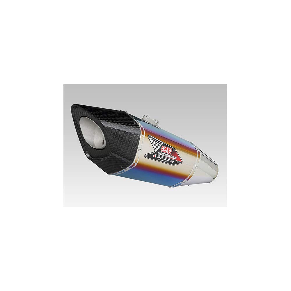Yoshimura R11Sq Stainless Steel Titanium Blue / Carbon Cap Suzuki