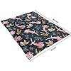 Cute Axolotl Throw Blanket for Teens Boys Girls and Adults Soft Warm Cozy Funny Midweight Food Flannel Blankets for Couch Sofa Bed Camping Travel Home Decor 50" X 60" #1