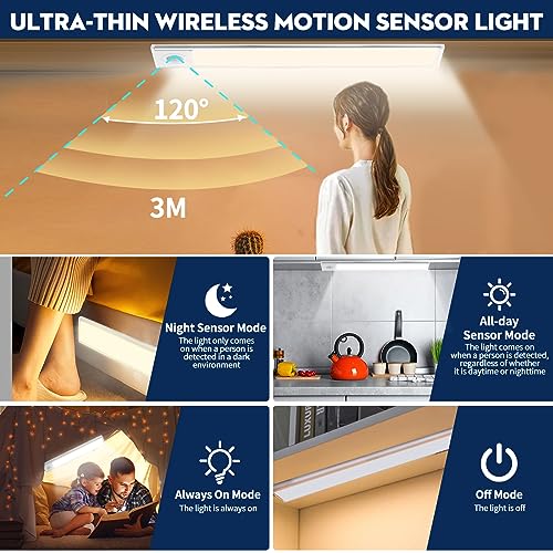 COZII Led Sottopensile Cucina, 68 LED Luce Armadio...