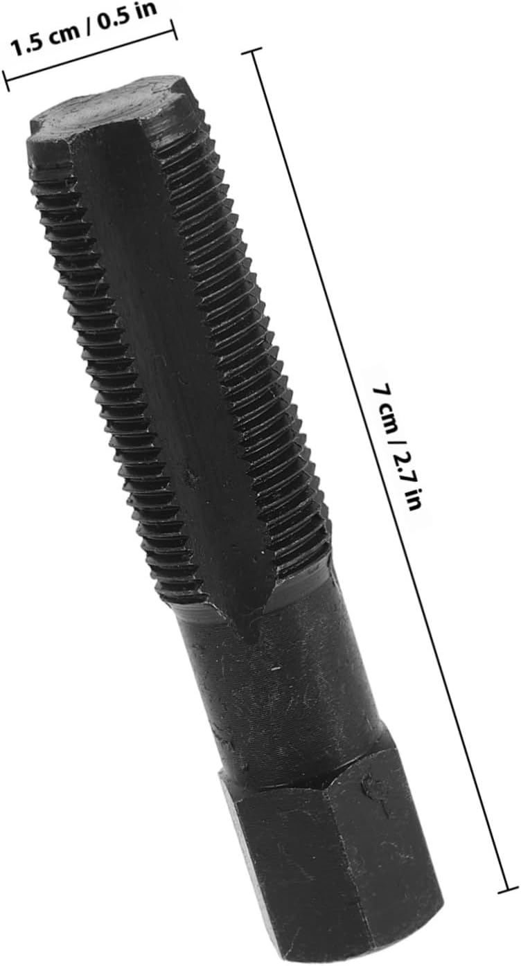 Spark Plug Thread Repair Kit Rethreader for Automotive Engines Tap Tool for Easy Fixing Damaged Spark Plug Threads Versatile Auto Repair Compatible with Various Car Models
