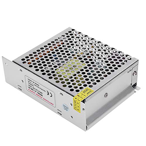 Image of AC to DC Converter, Aluminum Alloy Switch Power Supply Driver Adapter, DC24V LED Screen Strip Light 3D Printer Power Supply(S-100-24(24V /4.2A /100W)AC100-240V)