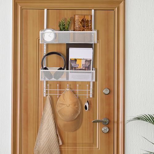 Panier de rangement suspendu en métal pour organisation de maison - 7