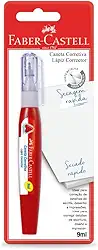 Caneta Corretiva, Corretivo Líquido, Faber-Castell, 9ml, Cartela 1 Caneta