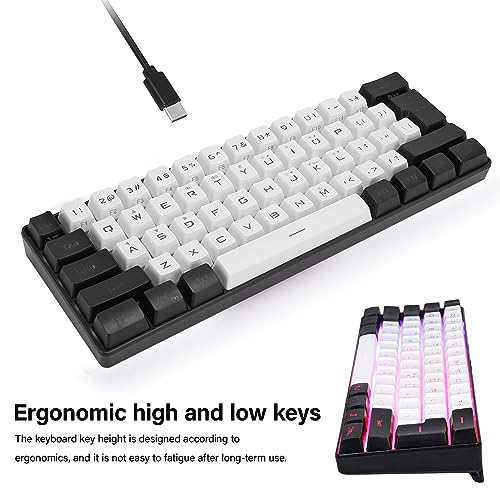 Teclado Gamer Yanmis con RGB y USB-C 60% miniatura 5