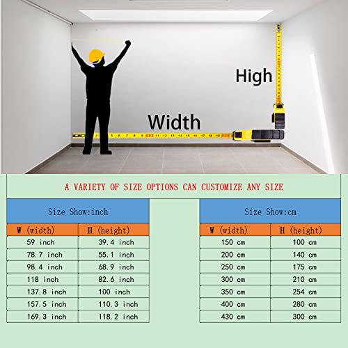 Chinese Style Magnolia Flowers Landscape Wall Murals, Modern Flower Branch Border 3D Wallpaper Mural, Wall Stickers Water Proof Bright Color For Dining Room（169.3"W X 118.2"H） #TOP5