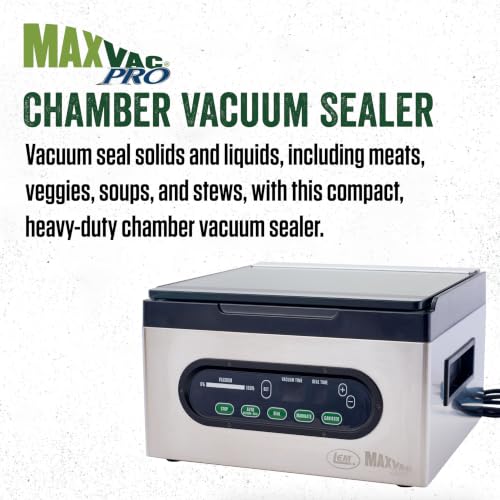 Image of LEM Products MaxVac Pro Chamber Vacuum Sealer with Mylar and Sealer Bags