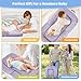 Baby Lounger,Baby Lounger for Newborn,0-24 Months,Foldable Soft Infant Lounger for Home and Travel,Baby Nest Lounger,Newborn Essentials,Multi-Use Portable lounger for Supervised Play&Tummy Time,Purple