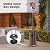 Simple Deluxe 48,000 BTU Outdoor Patio Heater for Outdoor, Propane Heater, Auto-off Safety Protection System, Double-Layer Stainless Steel Burner and Wheels, Home and Commercial, Bronze