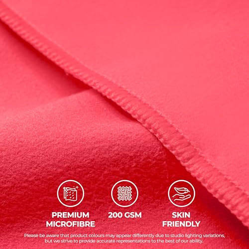 illusion Small Microfibre Gym Towel for Active Sports (40x80cm), Lightweight Quick Dry Towel, Ideal for Cardio Cycling - Image 2