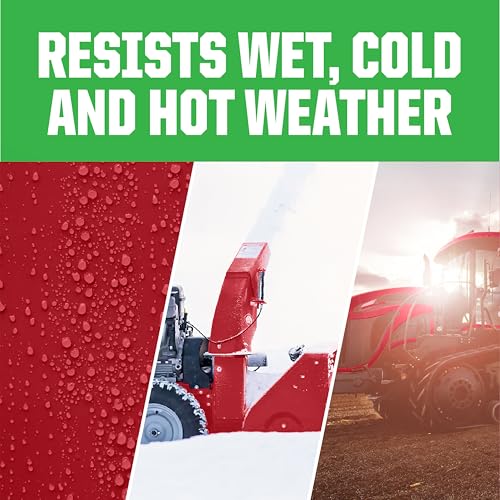 Image of Rust-Oleum 303473 Farm & Implement Spray Paint, 12 oz, Gloss Troy Bilt Red, (Pack of 1)