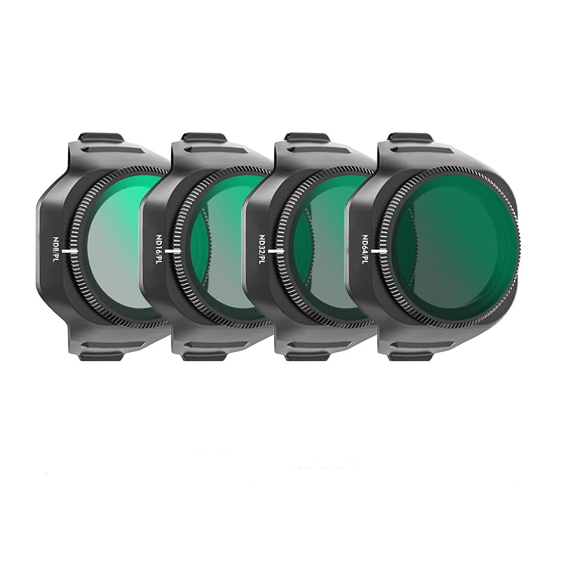 Filtr obiektywu do DJI Mini 5 Pro UV ND CPL, zestaw filtrów ND do drona, wielowarstwowy filtr HD z szkła optycznego/rama z tworzywa sztucznego do aparatu drona (ND/PL (8-16-32-64))