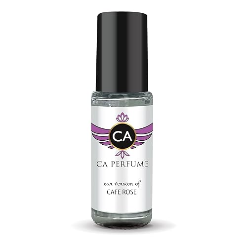 CA Perfume Impression of Cafe Rose para mujeres y hombres réplica de aceite corporal Dupes Roll-On 0.14 Fl Oz0.1 fl oz-X1