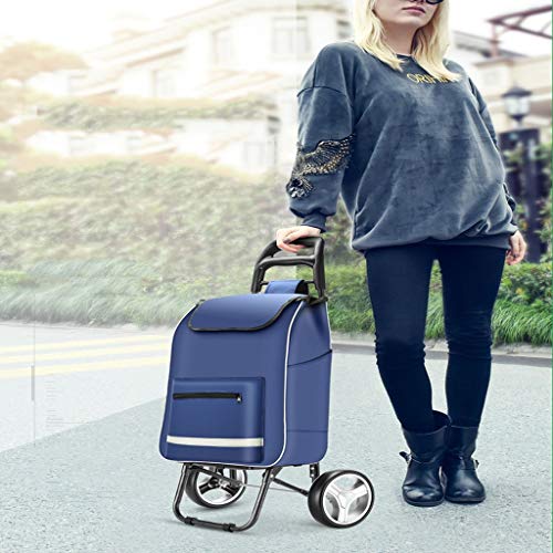 Carretilla plegable para compras y equipaje miniatura 2
