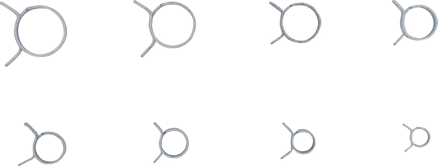 BGS 9475 | Spring Strip Hose Clamp Assortment | 80 pcs.