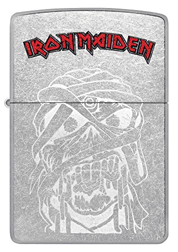 Encendedor Zippo Iron Maiden Street Chrome Eddie Lustre miniatura 2