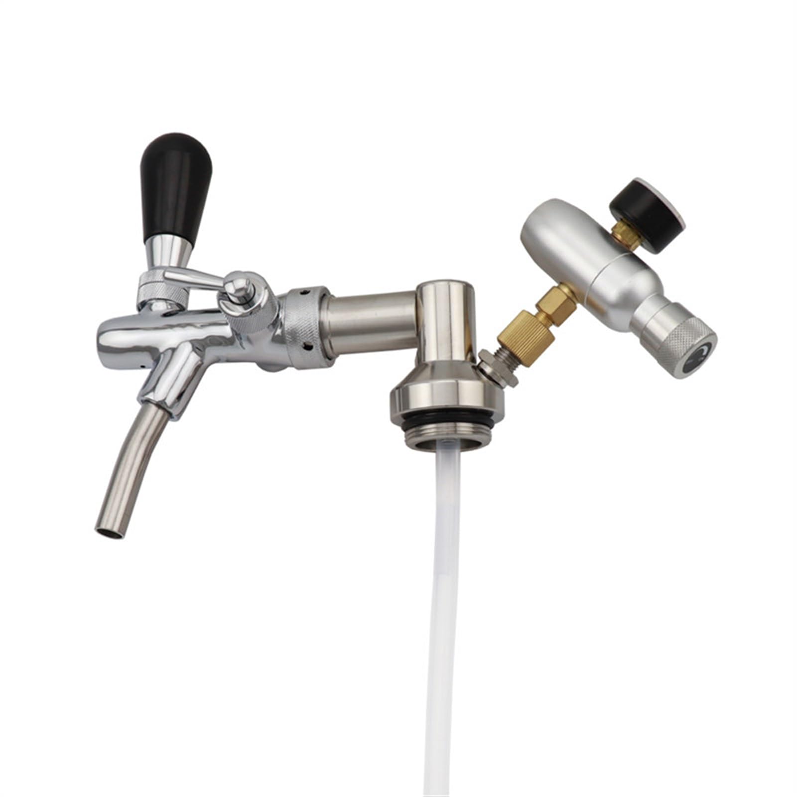 Warzenie piwa Dozownik Mini Growler z ładowarką Keg Regulator Co2 do beczki piwa Homebrew 2L 4L 5L Beczka na piwo(Type 2)