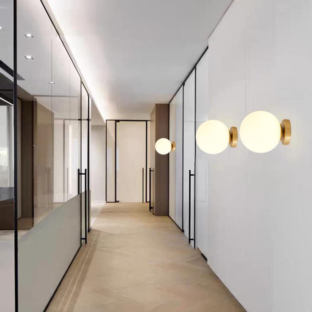 Mengjay Lampada da Soffitto in Vetro, Mini Plafoniera Moderna, Sala da Pranzo, Camera da Letto, Cucina, Corridoio, Lampadari, Decorazioni Artistiche, Base E27 40W