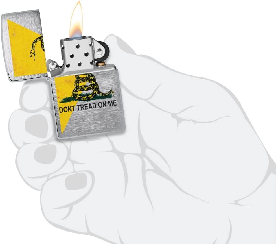 Encendedor Zippo con grabado personalizado en cromo cepillado miniatura 7