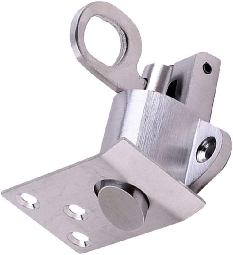 Gadpiparty 3pcs Stainless Steel Door Latch Spring Bolt Metal Safety Bolt for Easy Installation Lightweight Wearproof Design for Home Use Door Security