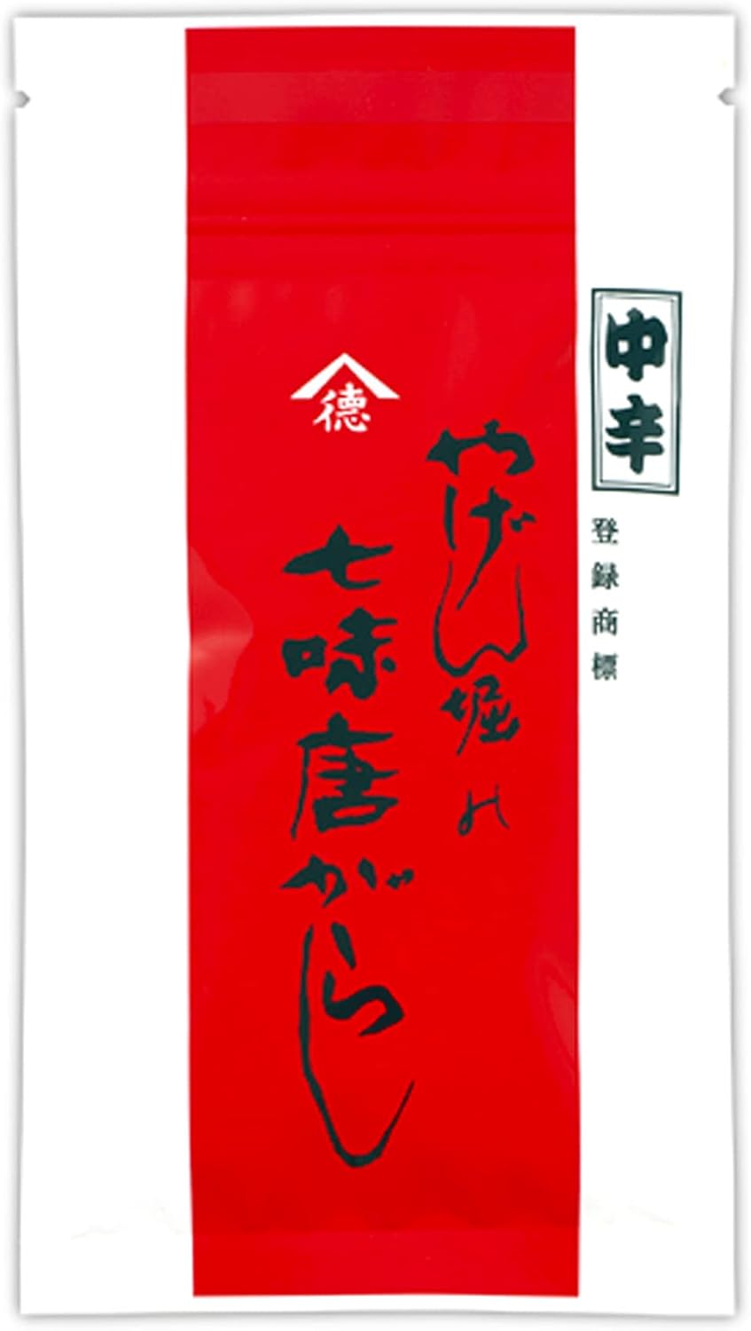 七味唐辛子 中辛 (1袋)浅草 やげん堀 【創業400年 江戸時代に七味唐辛子を考案 】 七味 やげんぼり 唐がらし とうがらし 山椒 スパイス 調味料 香辛料