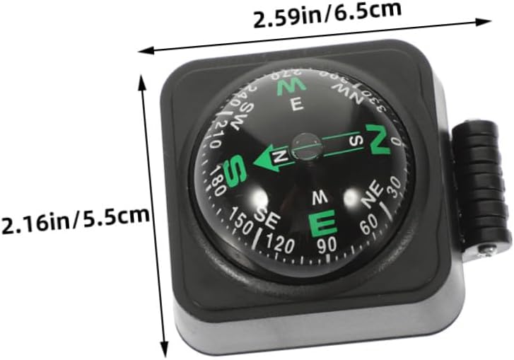 3pcs Vehicle Compass Ball for Car Dashboard Mount Adjustable Auto Navigation Compass Suitable for Car, Boat, Motorcycle Interior Accessories