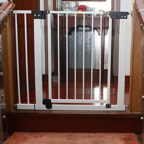 Baby Gate,Baby Safety Fence Pet Dog Fence Child Safety Gate Bar Stairs Guardrail Balcony Hall Door (Color : High80CM, Size : 200-207cm) (Color : High80cm, Size : 242-249cm)