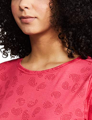 Image of Jockey RX25 Women Micro Modal Cotton Ruffled Hem Styled Half Sleeve Printed Sleep Dress (Colors & Prints May Vary)