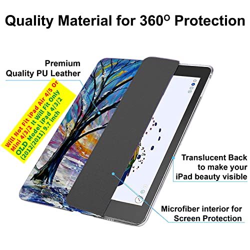 Image of DuraSafe Cases for iPad 9.7 inch Old Model 4 3 2 Gen PC Case A1458 MD513HN /A A1416 MC705HN /A MD328HN /A MD336HN /A A1395 MC769HN /A MC954HN /A MC979HN /A A1459 MD514HN /A MD511HN /A MD515HN /A - Color Emblem