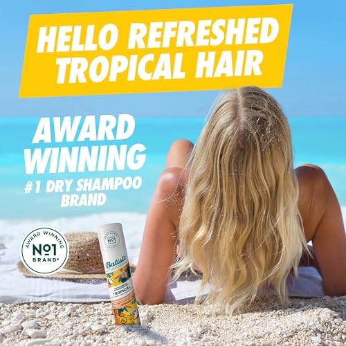 Image of Batiste Dry Shampoo, Tropical, 199ml