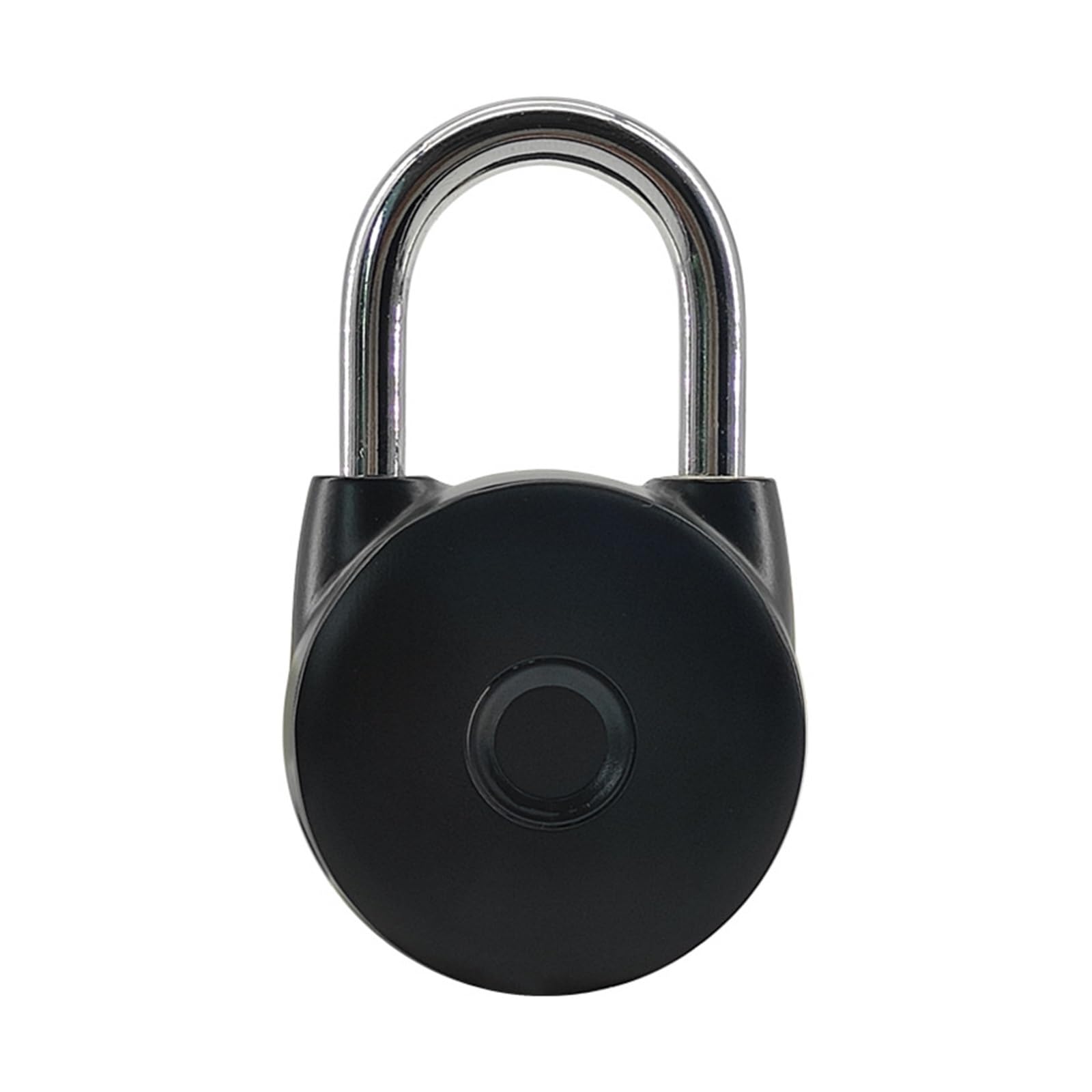 DIGNIFE Smart Door Lock, Mini Round Fingerprint Padlock Portable Lock for Travel Luggage and Cabinet Use(Nero)