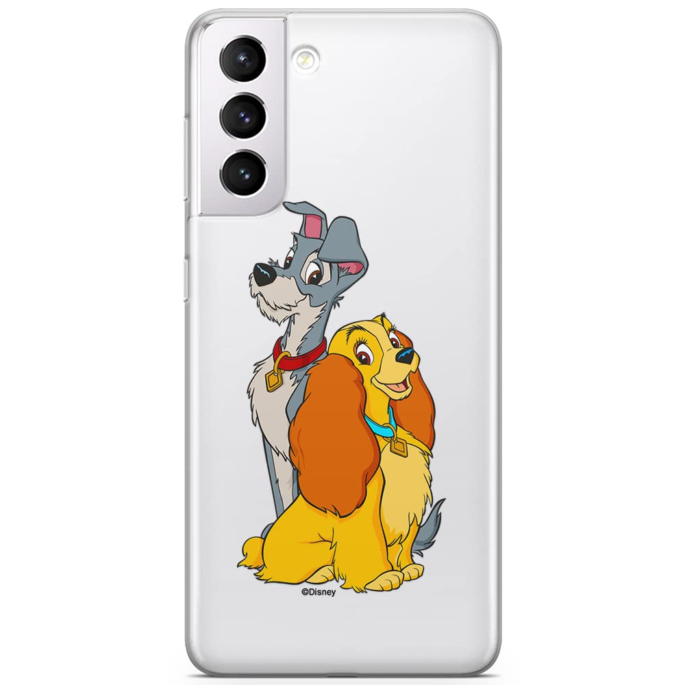 ERT GROUP mobile phone case for Samsung S21 PLUS original and officially Licensed Disney pattern Lady and the Tramp 003 optimally adapted to the shape of the mobile phone, partially transparent