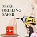 NBE 3D PRINTING Drill Dust Collector – Universal Vacuum Attachment for Dust-Free Drilling | Fits Most Drills | No-Mess Wall Drilling | Transparent Chamber | Easy to Clean & Reusable