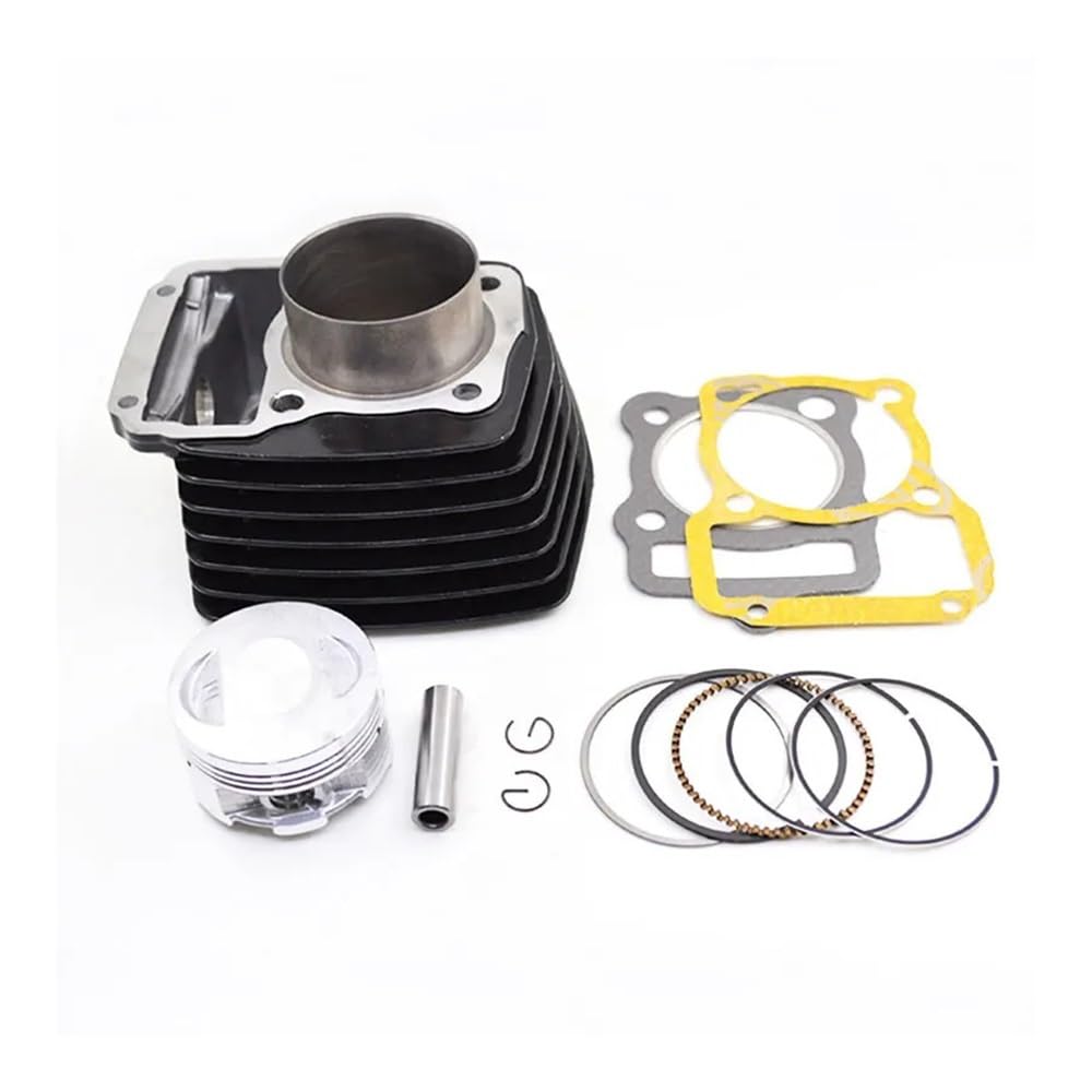 Cilindro de motocicleta de 62 mm para motores S de 125 y 150 cc con bulón negro de 15 mm
