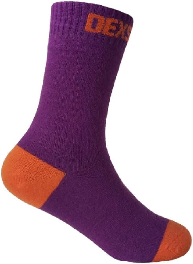DexShell Waterproof Ultra Thin Socks - Purple/orange - Large
