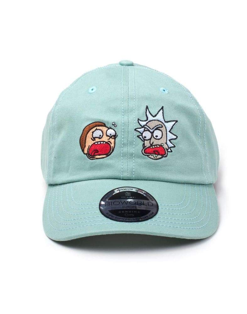 RICK AND MORTY R&M-Dad Baseball Cap, Green, One Size Unisex, Green, One Size