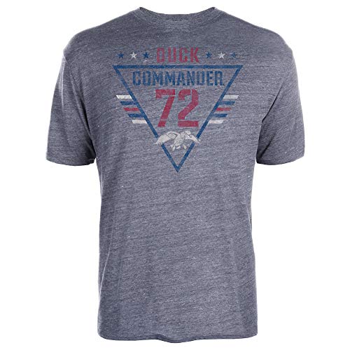 Duck and Buck Commander Moose Tri-blend Tee, Grey, Large