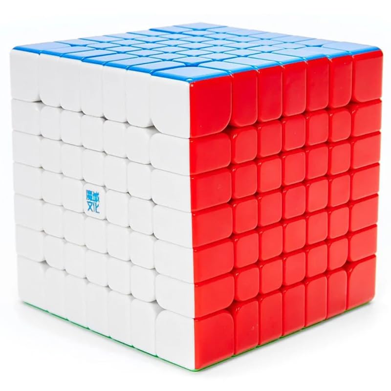 Image of HAWKISTER Moyu Aofu Wr M 7X7 Magnetic Cube Moyu Aofu Wrm Puzzle 7X7X7 Magic Stickerless Speed Cube, For Kid