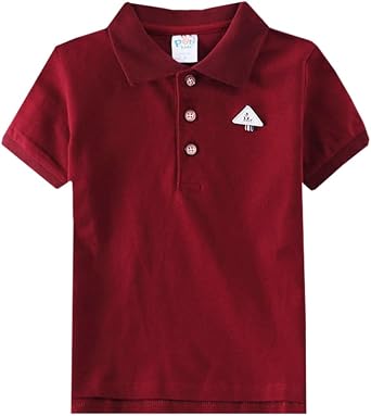 Boys Polo Shirt Short Sleeve School Uniforms Breathable Golf Shirts for Boys