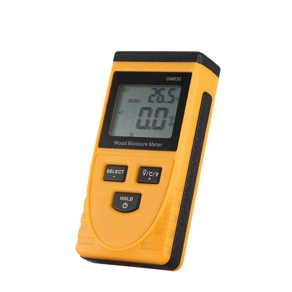 CICIN Wood Moisture Meter Digital, Display Humidity Test Water Content Meter Detector Density Hygrometer