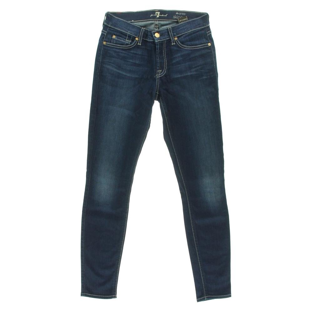 7 For All Mankind Women's Ankle Skinny Jean in Vixen Sky