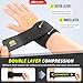 BLITZU 2 Pack Wrist Wraps, Carpal Tunnel Wrist Brace for Women and Men, Breathable Adjustable Compression Wrist Support for All-Day Wear, Wrist Bands for Work, Fitness, Weightlifting, Gym Workout