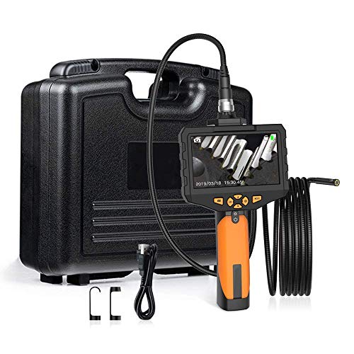 QIANG Endoskope Hand Industrie Endoskopkamera 4.5 Zoll Bildschirm Digitale Inspektionskamera Wasserdicht 1080P HD Mit 6… – Bild 7
